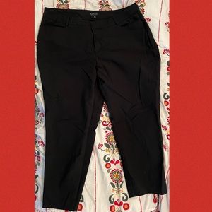 ELOQUII viola fit black pants- ankle length